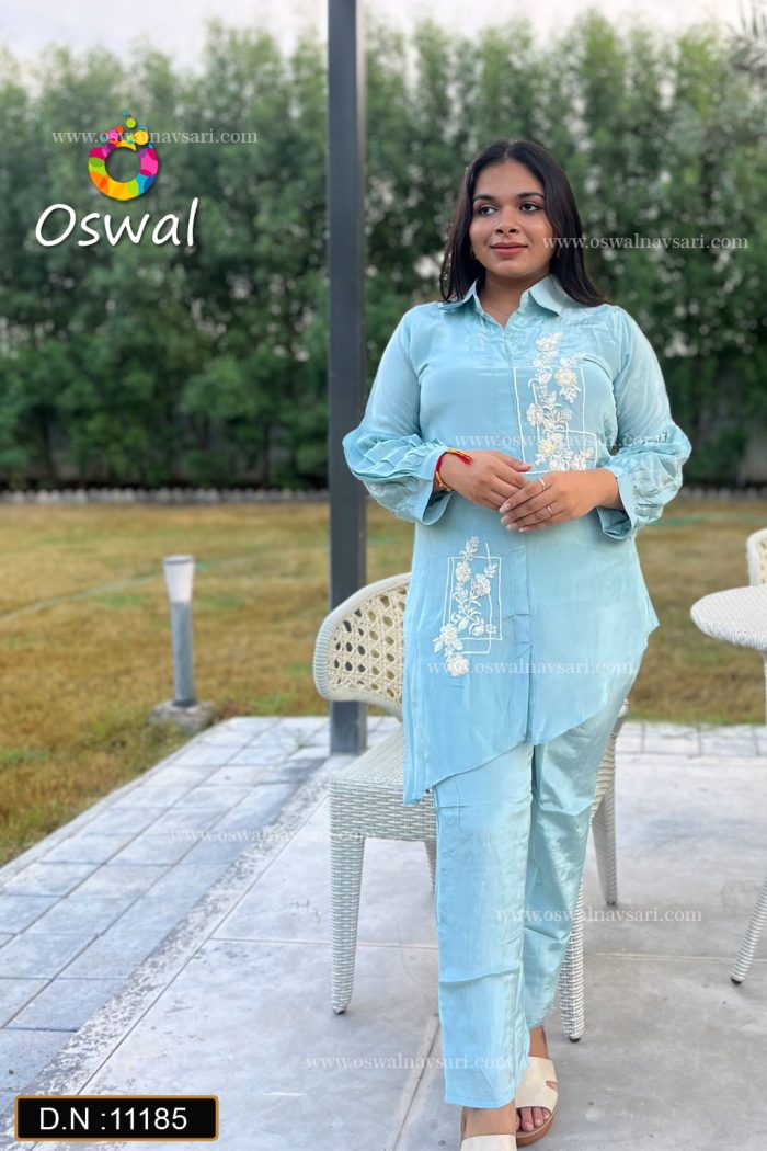 D.N.: 11185 Co-ord-sets - Oswal Navsari view 2