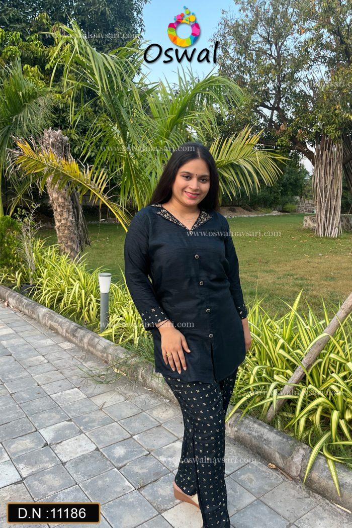 D.N.: 11186 Co-ord-sets - Oswal Navsari view 2