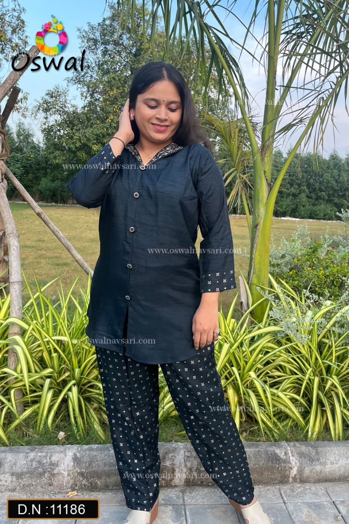 D.N.: 11186 Co-ord-sets - Oswal Navsari