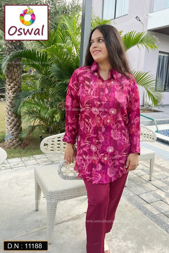 D.N.: 11188 Co-ord-sets - Oswal Navsari
