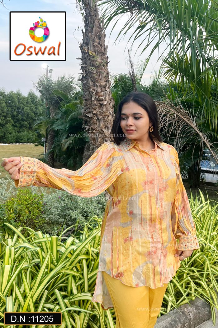 D.N.: 11205 Co-ord-sets - Oswal Navsari