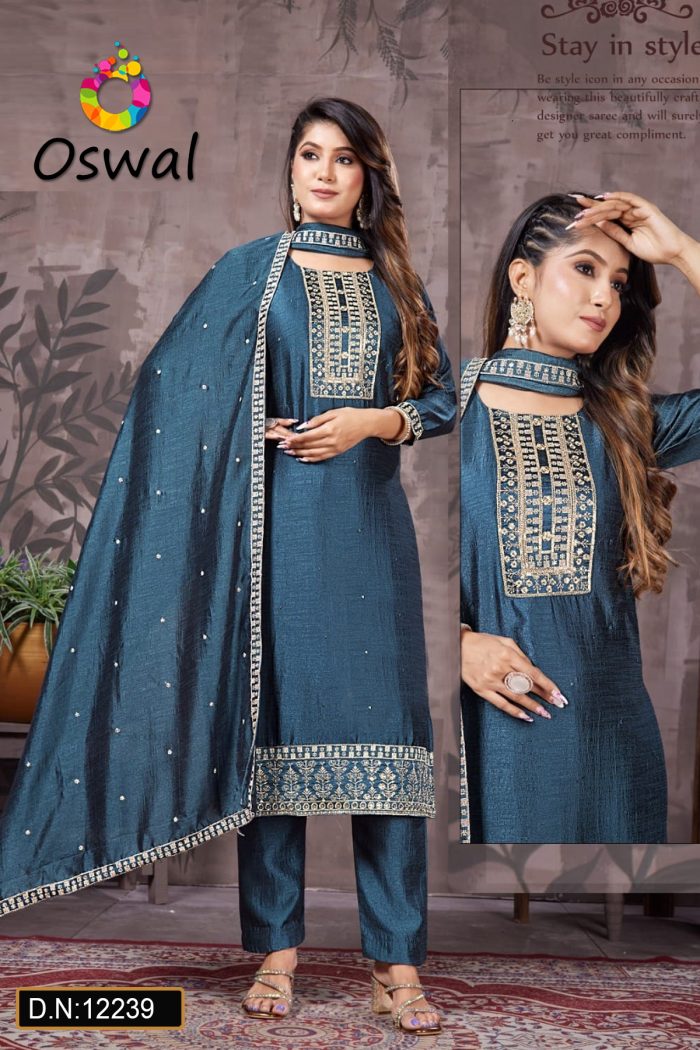 D.N.: 12239 Anarkali, Gown, Patiyala And Chudidar Dresses - Oswal Navsari