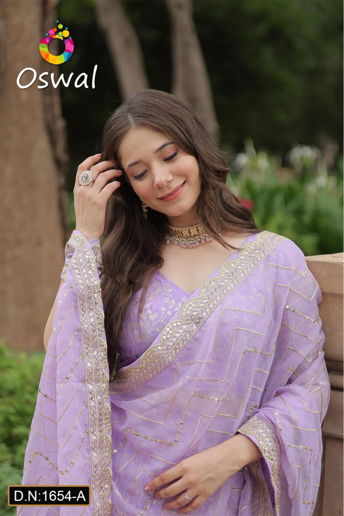 D.N. : 1654-A Crop Top - Oswal Navsari view 2
