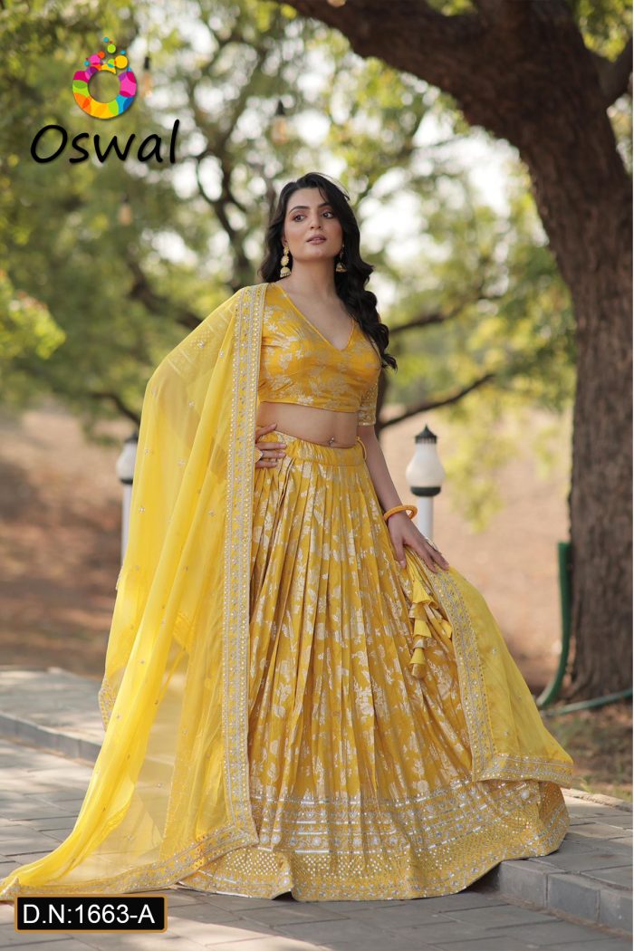D.N. : 1663-A Crop Top - Oswal Navsari