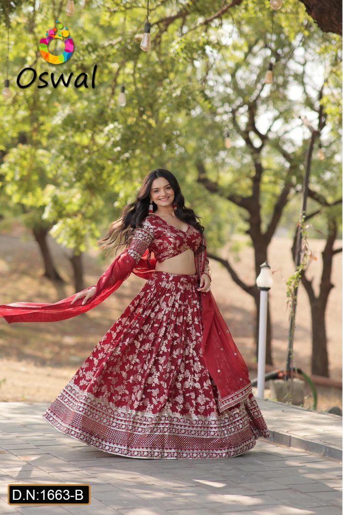 D.N. : 1663-B Crop Top - Oswal Navsari