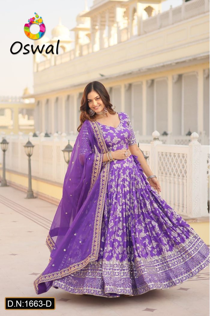 D.N. : 1663-D Crop Top - Oswal Navsari