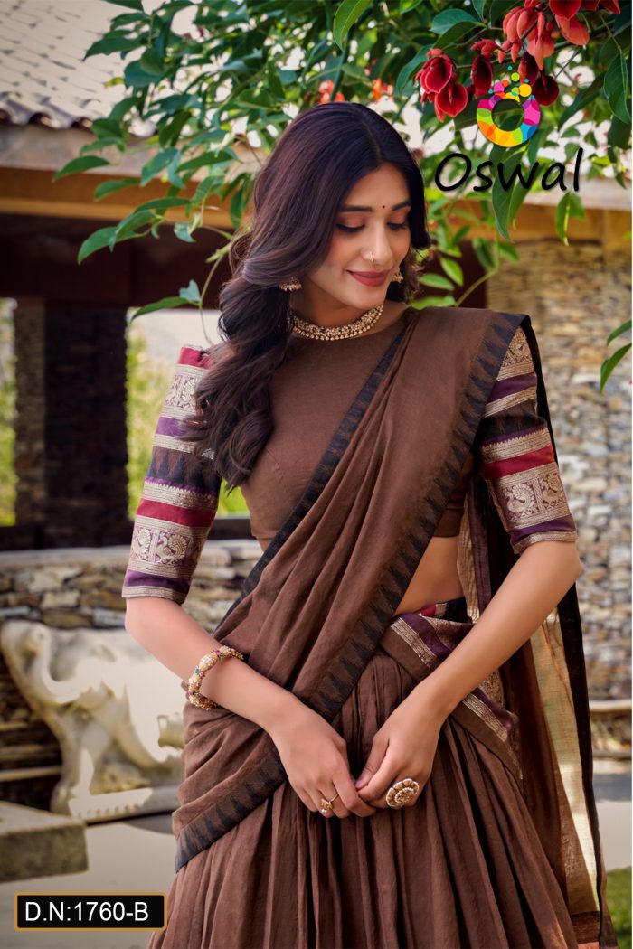 1760-B3.jpg D.N. : 1760-B Crop Top - Oswal Navsari view 4