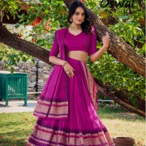 D.N. ;1760-D Crop Top - Oswal Navsari