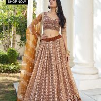 D.N. : 3343 Wedding Chaniya Choli - Oswal Navsari view 3