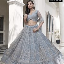 D.N. : 3346 Wedding Chaniya Choli - Oswal Navsari