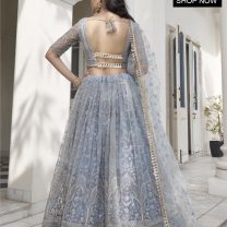 D.N. : 3346 Wedding Chaniya Choli - Oswal Navsari view 4