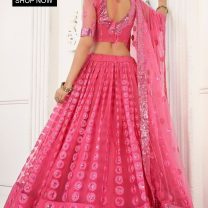 D.N. : 3348 Wedding Chaniya Choli - Oswal Navsari view 4