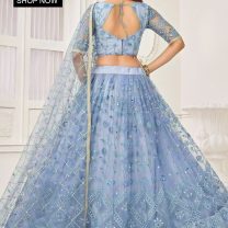 D.N. : 3350 Wedding Chaniya Choli - Oswal Navsari view 4
