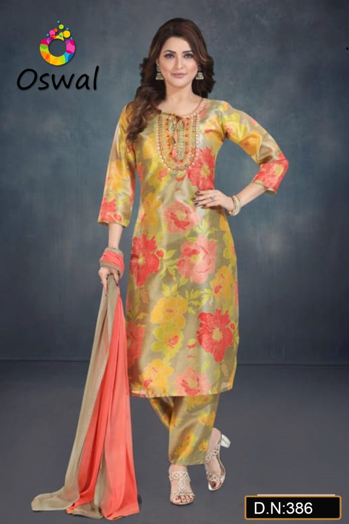D.N. : 386 Anarkali, Gown, Patiyala And Chudidar Dresses - Oswal Navsari