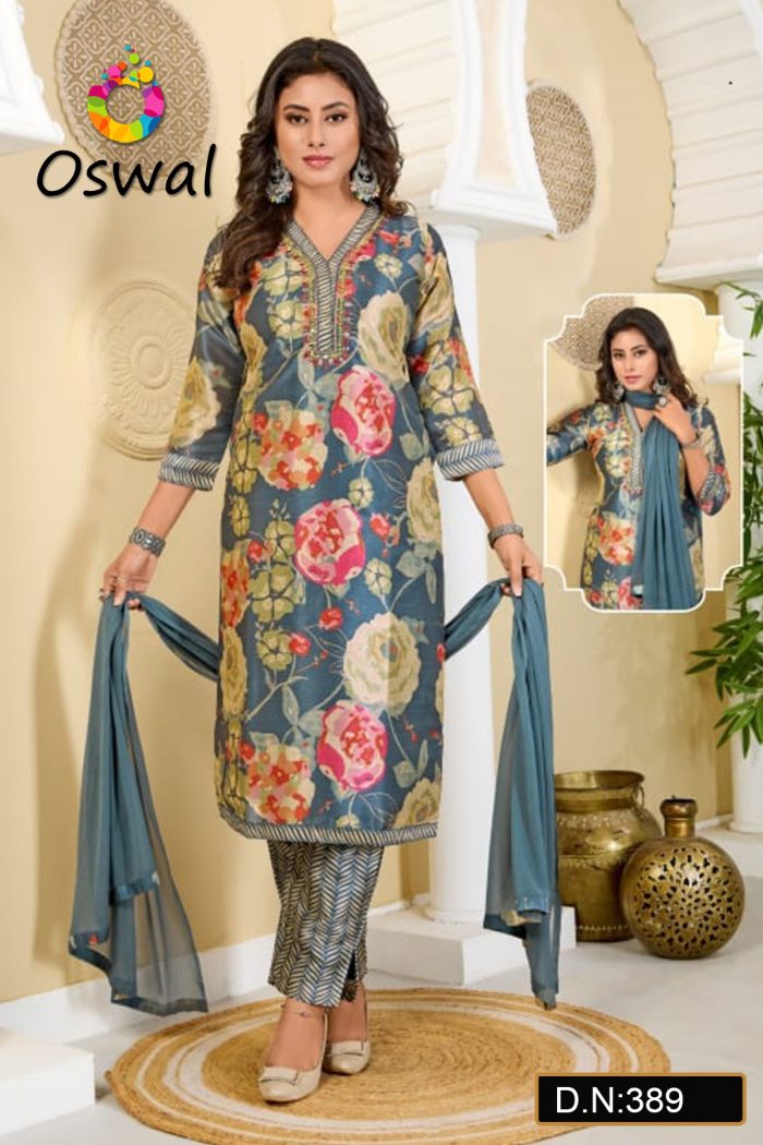 D.N. : 389 Anarkali, Gown, Patiyala And Chudidar Dresses - Oswal Navsari