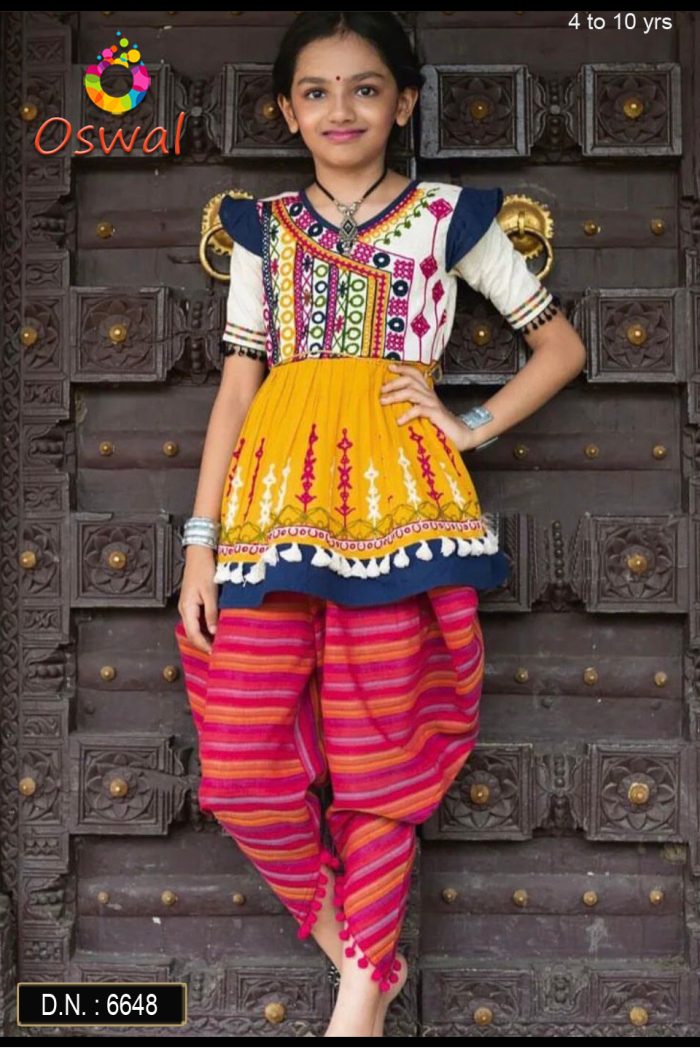 D.N. : 6648 Kids Wear - Oswal Navsari