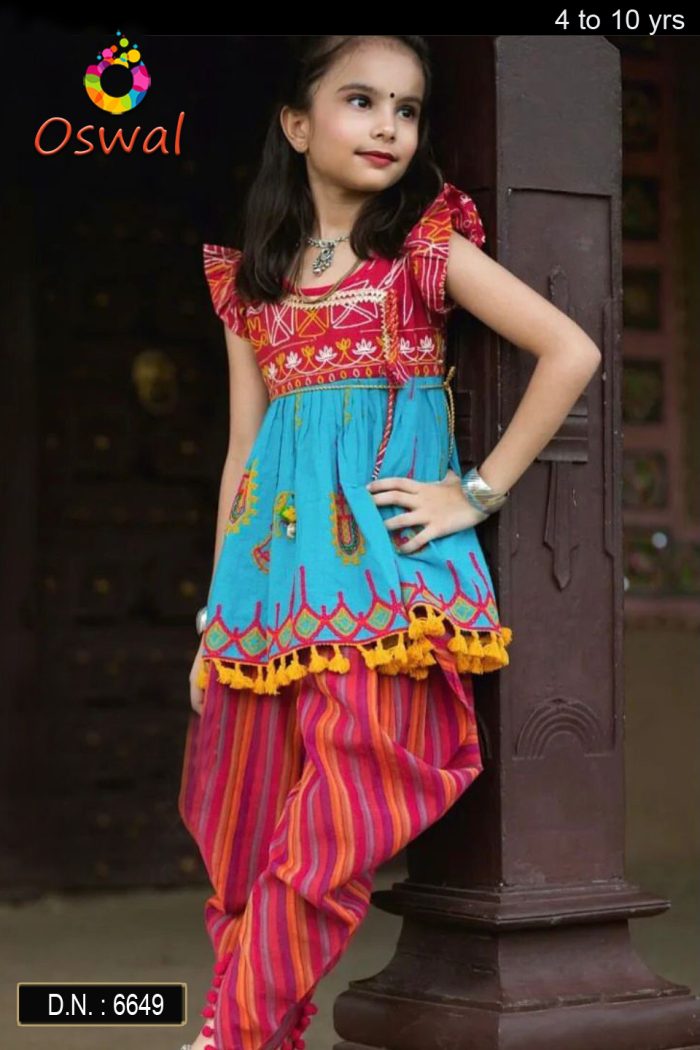 D.N. : 6649 Kids Wear - Oswal Navsari