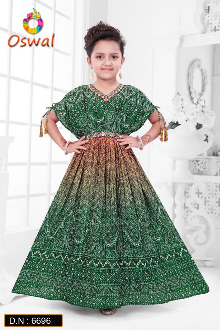 D.N.: 6696 Kids Wear - Oswal Navsari