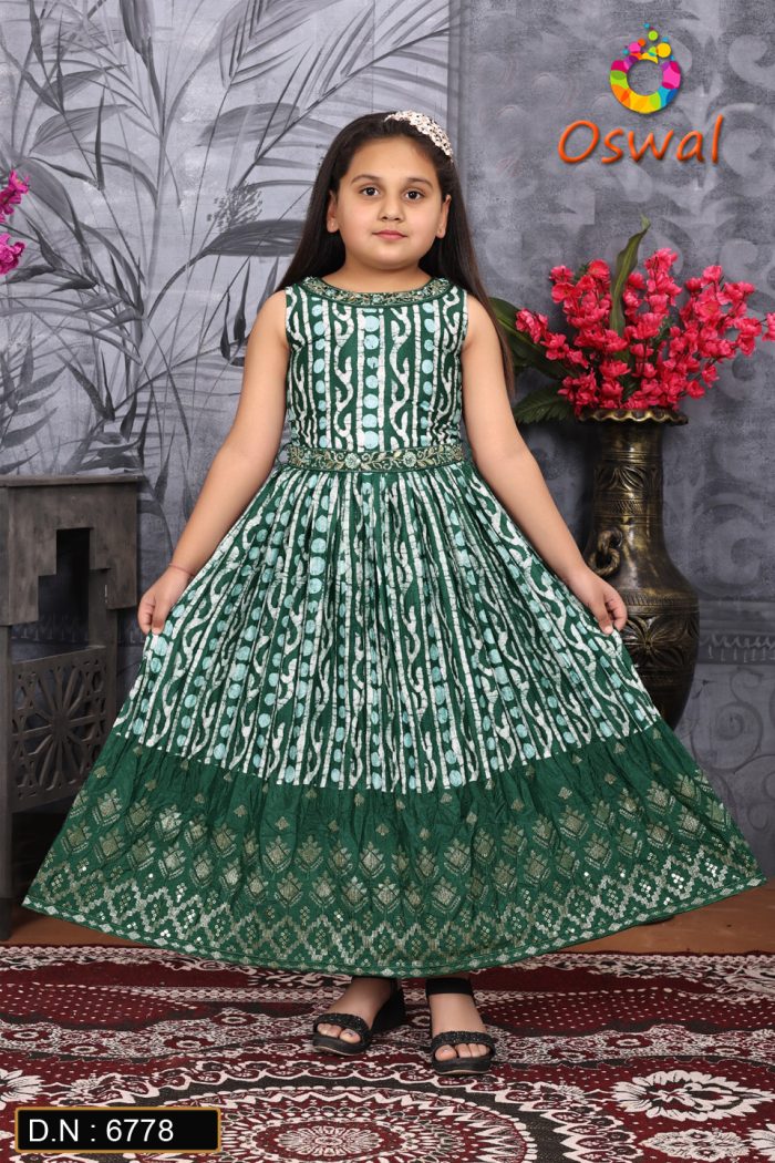 D.N. : 6778 Kids Wear - Oswal Navsari