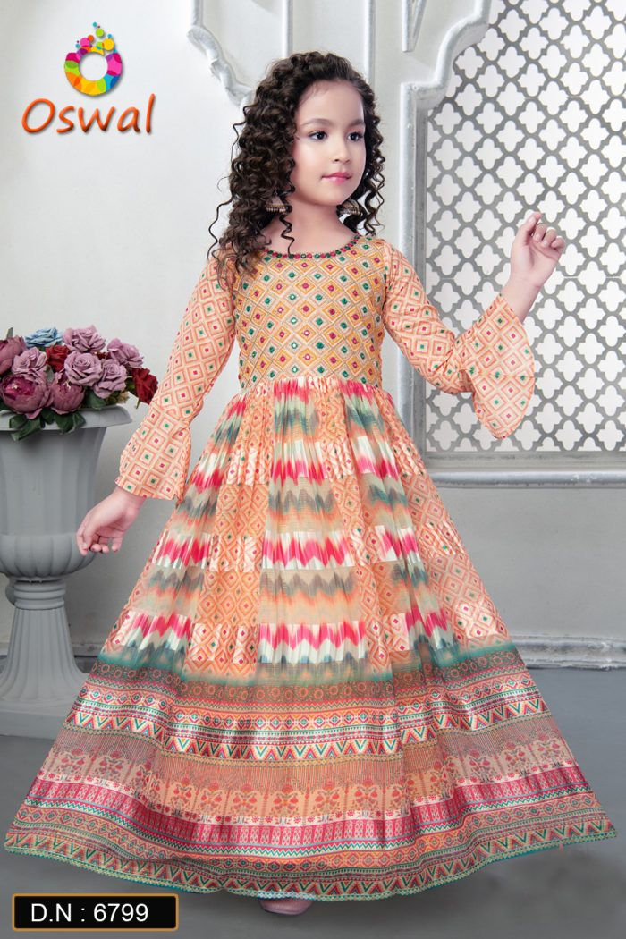 D.N.: 6799 Kids Wear - Oswal Navsari