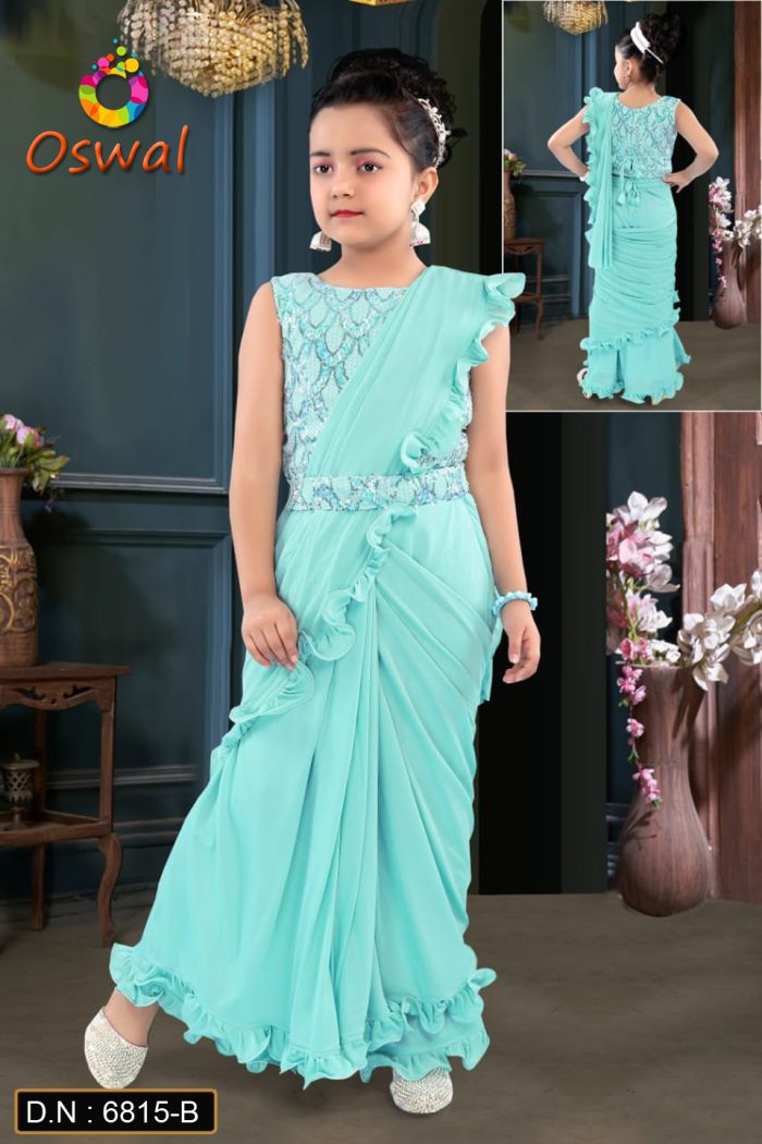 D.N. : 6815-B Kids Wear - Oswal Navsari