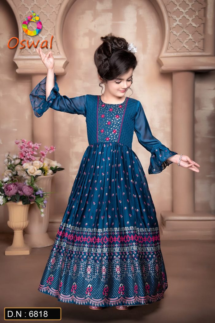 D.N.: 6818 Kids Wear - Oswal Navsari