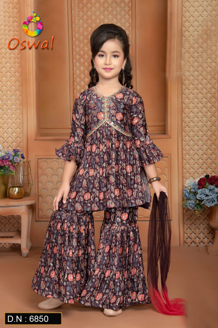 D.N.: 6850 Kids Wear - Oswal Navsari