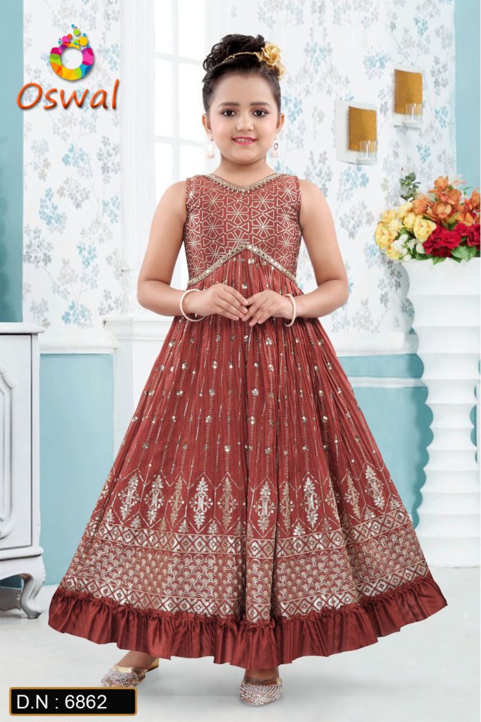 D.N. : 6862 Kids Wear - Oswal Navsari