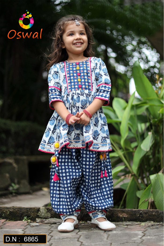 D.N. : 6865 Kids Wear - Oswal Navsari