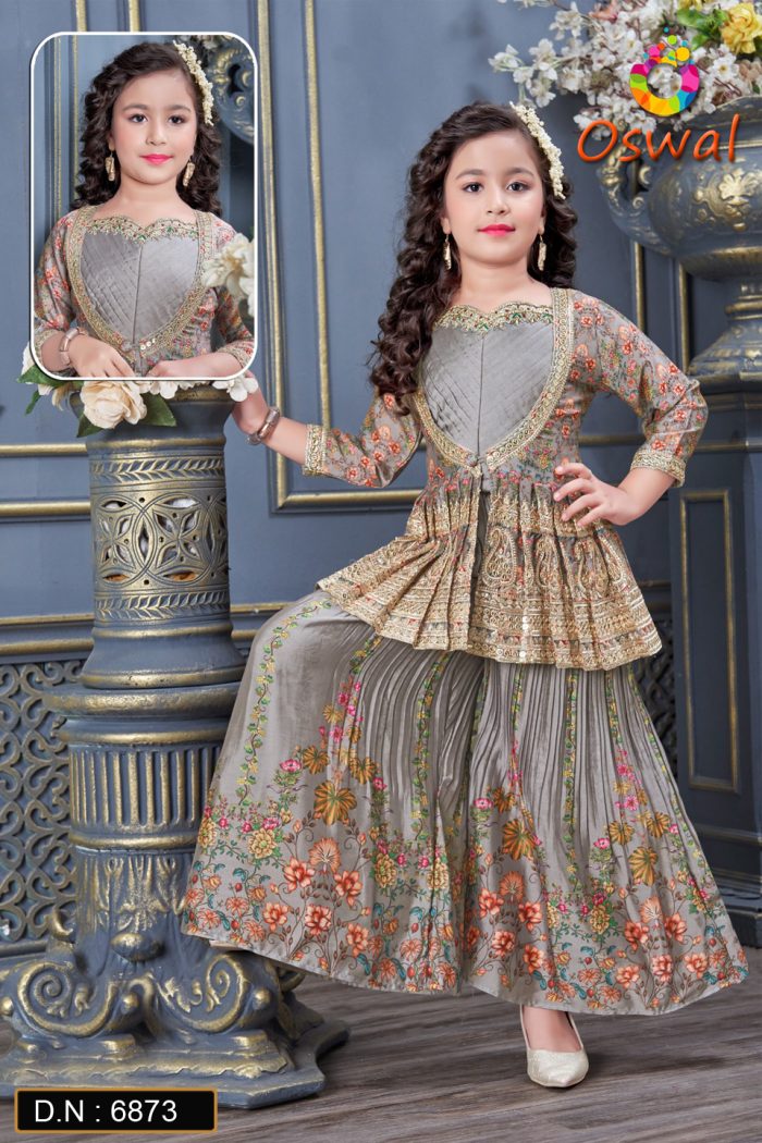 D.N.: 6873 Kids Wear - Oswal Navsari
