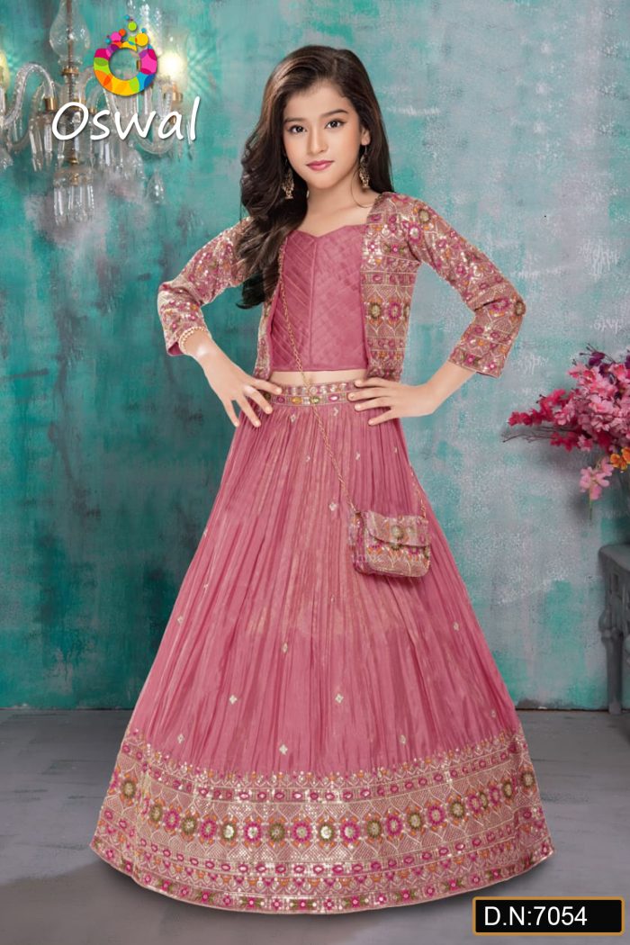 D.N. : 7054 Kids Wear - Oswal Navsari