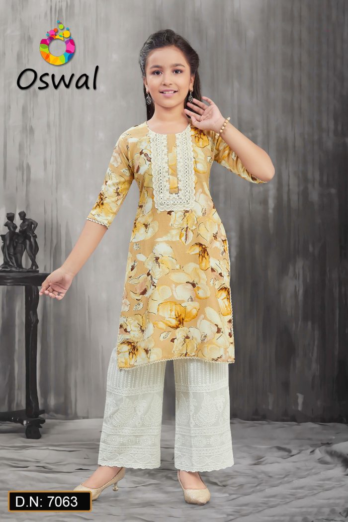 D.N. : 7063 Kids Wear - Oswal Navsari