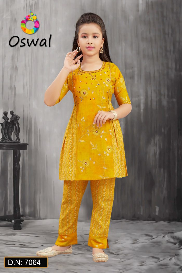 D.N. : 7064 Kids Wear - Oswal Navsari
