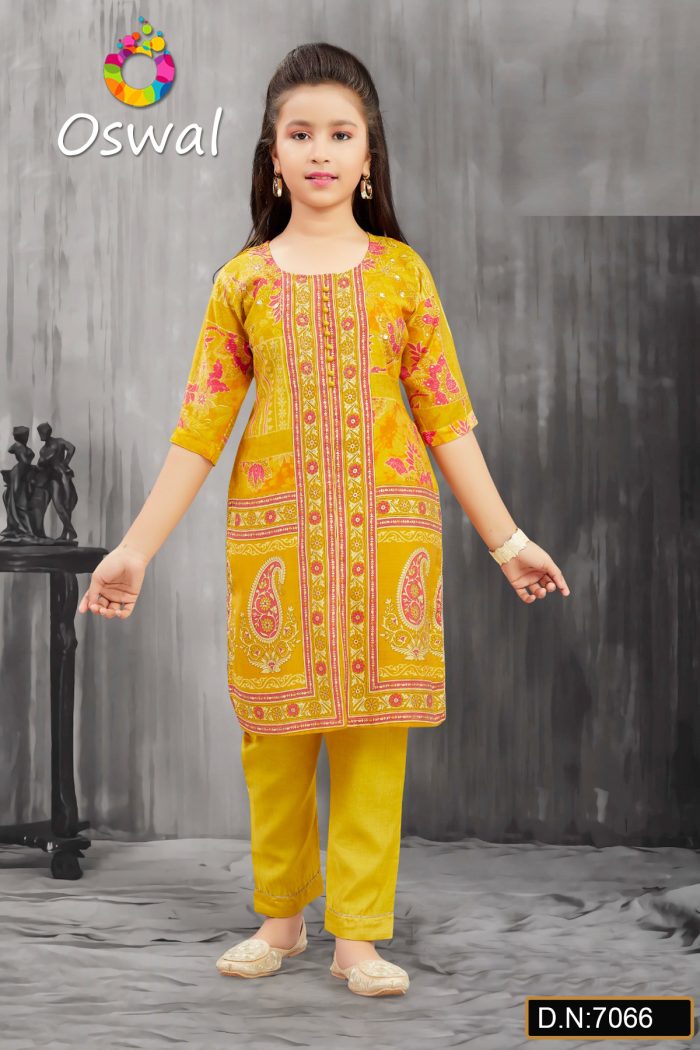 D.N. : 7066 Kids Wear - Oswal Navsari
