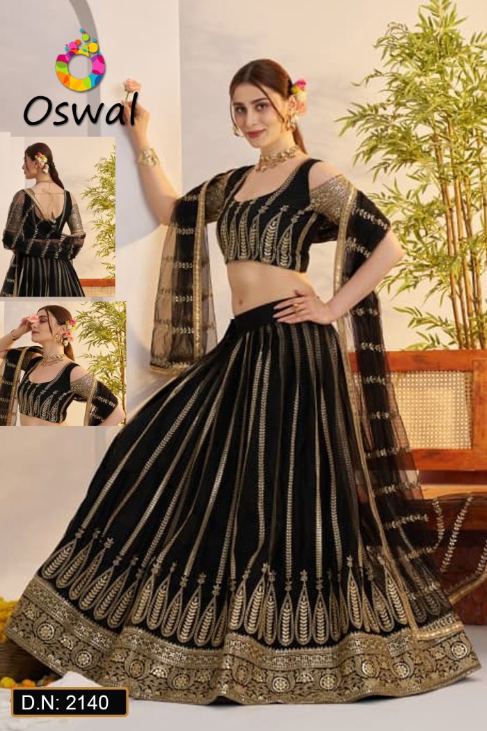 D.N. : 2140 Wedding Chaniya Choli - Oswal Navsari
