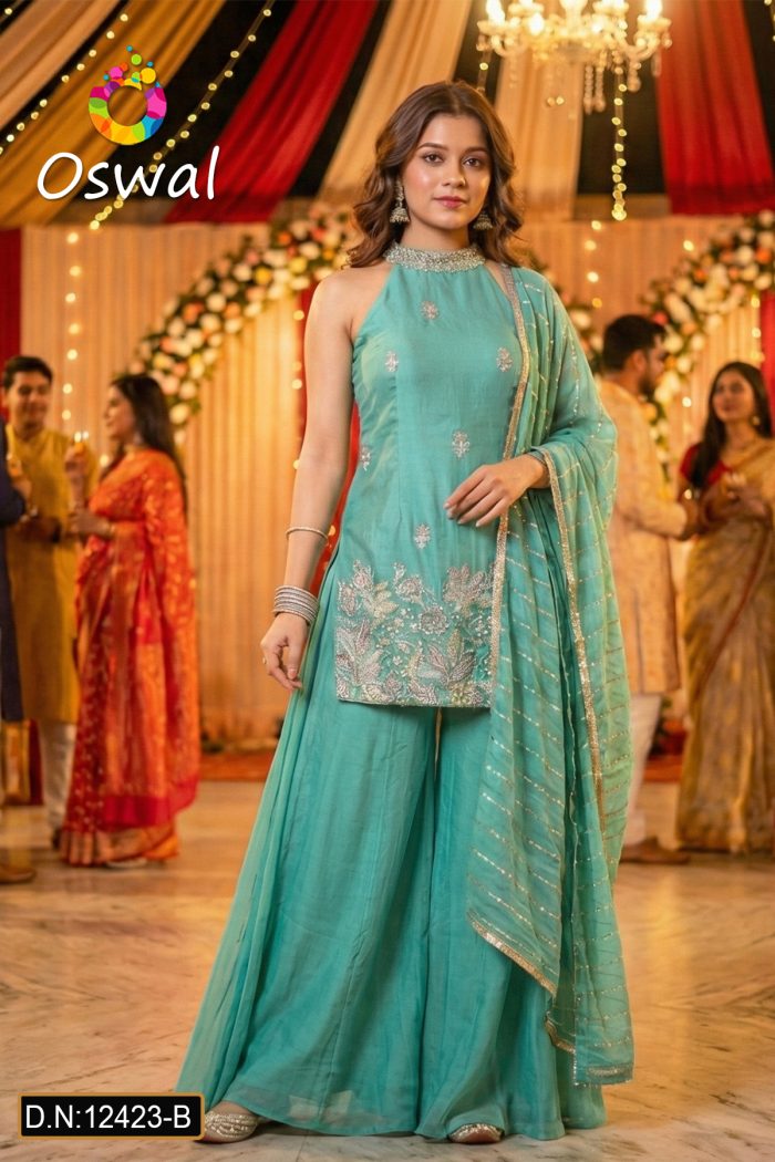 D.N. : 12423-B Plazo - Gharara - Oswal Navsari