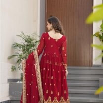 D.N. : 12524-B Anarkali, Gown, Patiyala And Chudidar Dresses - Oswal Navsari view 2