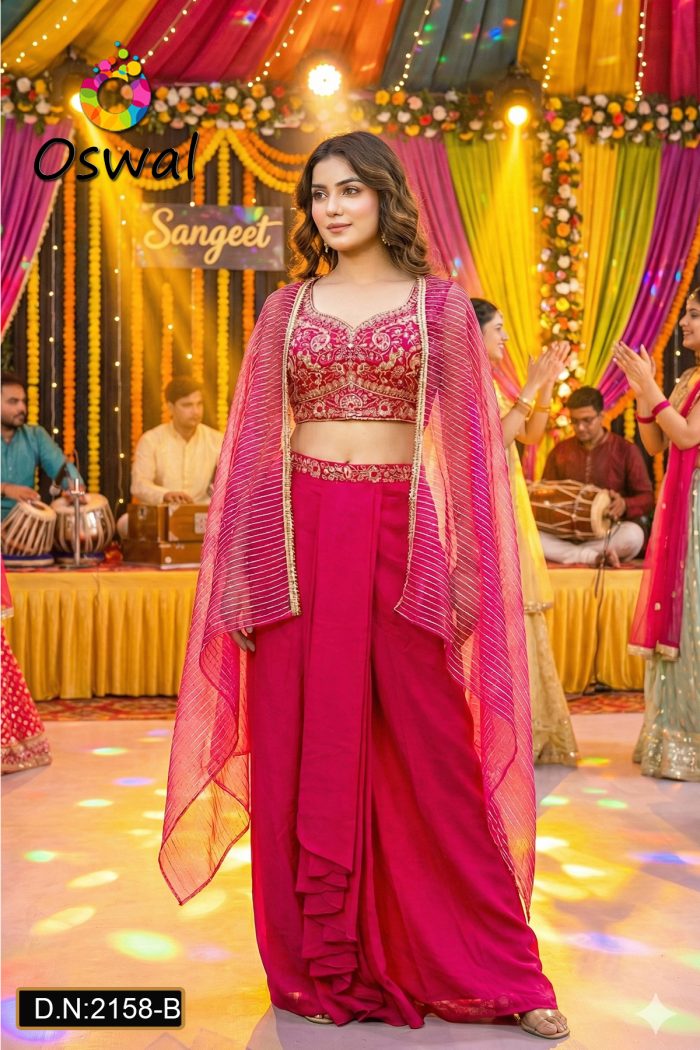 D.N. : 2158-B Crop Top - Oswal Navsari