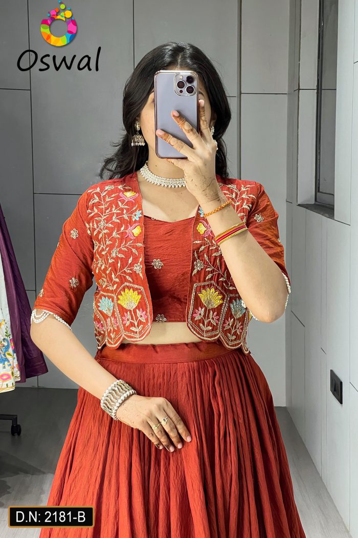 D.N. : 2181-B Crop Top - Oswal Navsari view 2