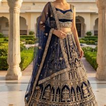 D.N. : 2186 Wedding Chaniya Choli - Oswal Navsari