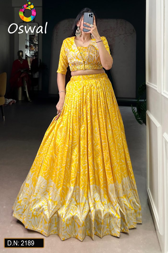 D.N. : 2189 Crop Top - Oswal Navsari