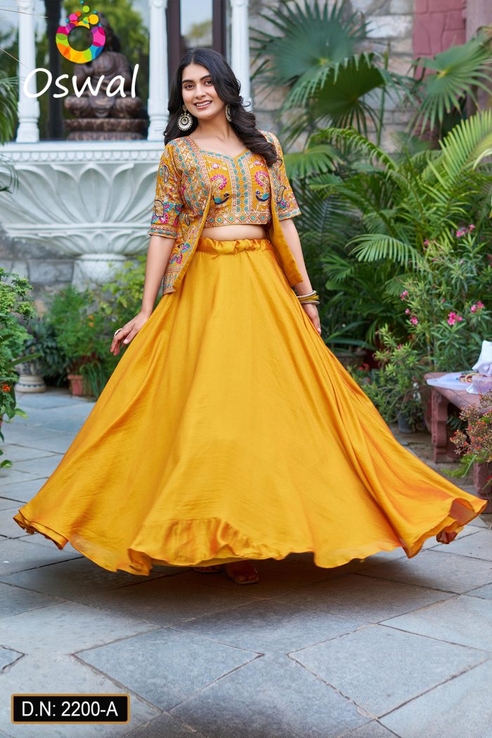 D.N. : 2200-A Crop Top - Oswal Navsari