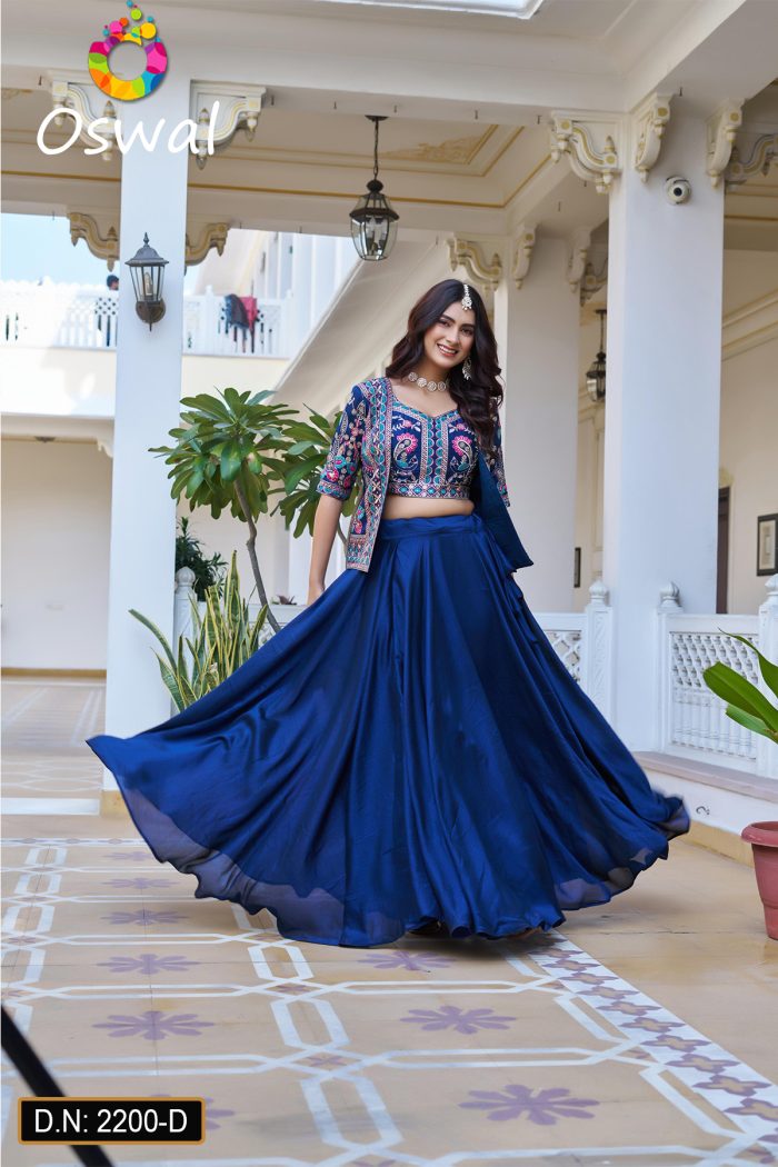D.N. : 2200-D Crop Top - Oswal Navsari