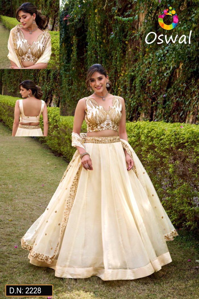 D.N. : 2228 Wedding Chaniya Choli - Oswal Navsari