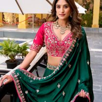 D.N : 2236 Wedding Chaniya Choli - Oswal Navsari view 2