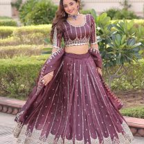 D.N. : 2247-A Wedding Chaniya Choli - Oswal Navsari