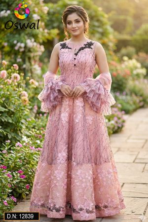 D.N. : 12839 Gown - Oswal Navsari
