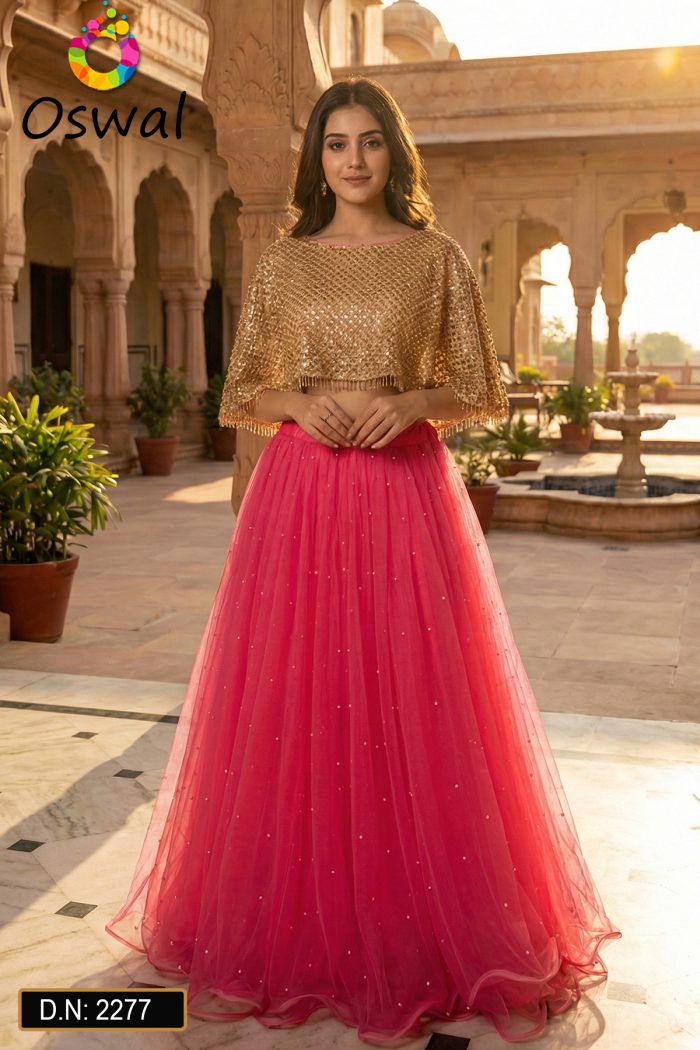 D.N. : 2277 Crop Top - Oswal Navsari