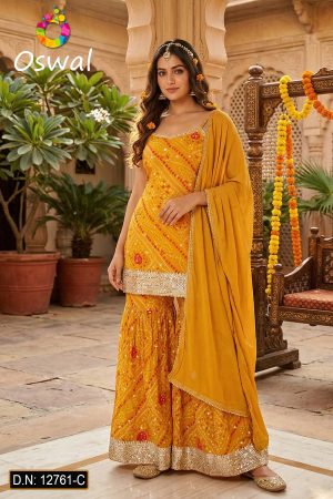 D.N. : 12761-C Plazo - Gharara - Oswal Navsari