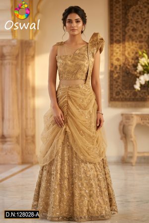 D.N. : 128028-A Gown - Oswal Navsari